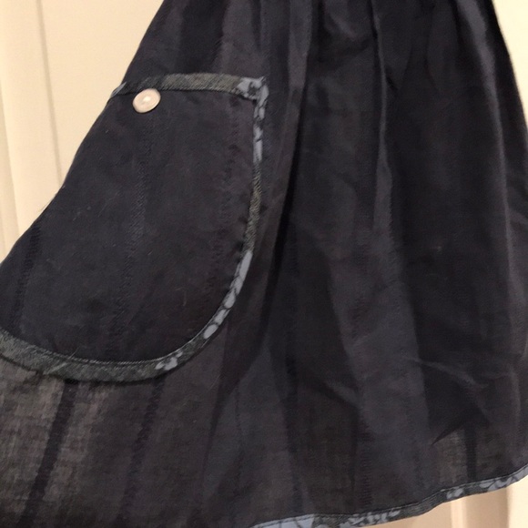 Sur La Table Blue Apron Girls One Size Eiffel Tower NWT - Picture 3 of 4